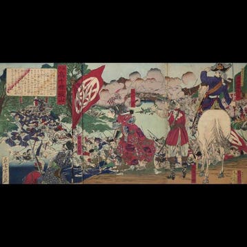 Yamazaki Toshinobu (, 1858–1886) Rebellentroepen