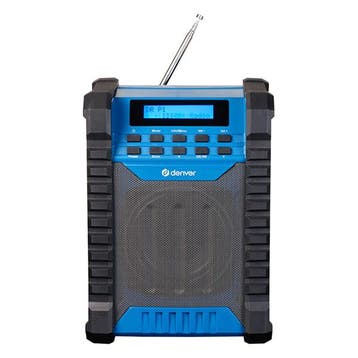 DAB+ radio | Denver | FM (Bluetooth, 2000 MAh, USB C), Verzenden, Nieuw