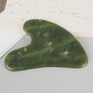 Xiuyan Jade Gua Sha Hartvorm Massagetool voor Gezicht & Nek, Verzenden, Nieuw