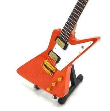 Miniatuur replica Gibson Explorer gitaar - The Edge - U2, Ophalen of Verzenden, Nieuw, Pop, Beeldje of Miniatuur