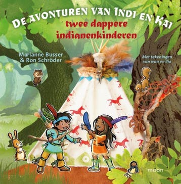 Twee dappere indianenkinderen / De avonturen van Indi en Kai, Verzenden, Zo goed als nieuw, Marianne Busser