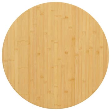 Bamboe Tafelblad 80cm | Tweedekansje | OP=OP, Gebruikt, 50 tot 100 cm, Rond, Tafelblad