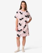 HEMA Takkie damesnachthemd jersey lichtroze, Kleding | Dames, Verzenden