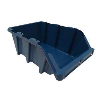 Magazijnbak, 314x505x191 mm, levensmiddelgeschikt, blauw, Ophalen of Verzenden