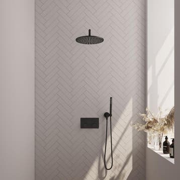 Brauer Black Carving Thermostatische Regendoucheset Inbouw -, Ophalen of Verzenden, Nieuw