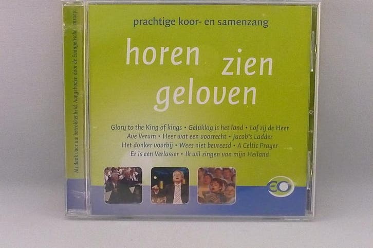 Horen Zien Geloven - Koor en Samenzang (EO), Cd's en Dvd's, Cd's | Kerst en Sinterklaas, Zo goed als nieuw, Ophalen of Verzenden