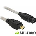 Delock 82588 Kabel FireWire 9-pins male > 4-pins male 1 m, Verzenden, Nieuw