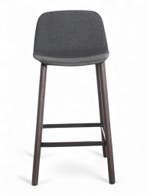 Viccarbe Maarten Plastic counterstoel, upholstered, eiken..., Huis en Inrichting, Stoelen, Ophalen of Verzenden, Gebruikt, Overige kleuren