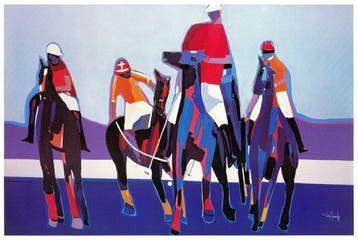 Victor Hasch (1945-2012), daprès - Joueurs de Polo