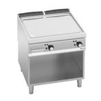 GGM Gastro | Elektrische bakplaat - 13,7kW - Geribbeld - |, Verzenden, Nieuw, Effen, Kop(pen) en/of Schotel(s)