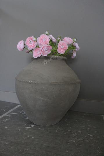 Zijden Ranonkel bundel light pink 38 cm, Ophalen of Verzenden, Nieuw