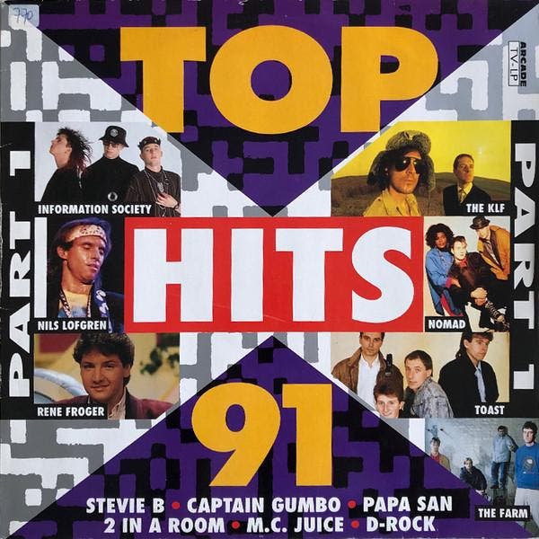 LP gebruikt - Various - Top Hits 91 Part 1, Cd's en Dvd's, Vinyl | Pop, Zo goed als nieuw, Verzenden