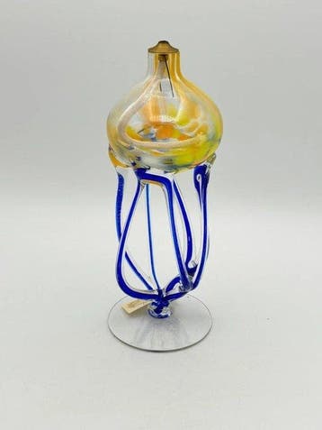 Olielamp - Glas - lamp gemaakt van geblazen glas
