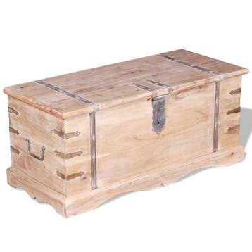 vidaXL Opbergkist acaciahout, Verzenden, Nieuw