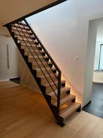 Trapbalustrade met horizontale spijlen - op maat gemaakt!, Nieuw
