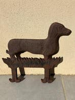 Decoratief ornament - Frankrijk - Teckel schoenenschraper