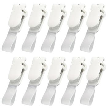 Fako Bijoux - Badgehouder Clips Kunststof - Wit - Met, Verzenden, Nieuw