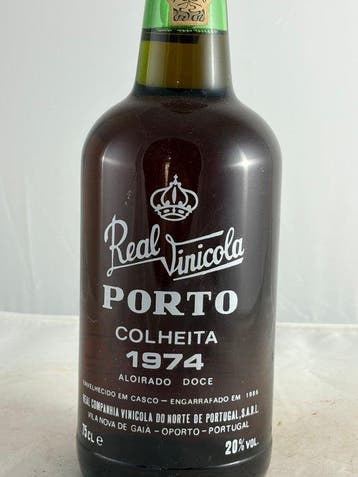 1974 Real Vinicola - Colheita Port, Tawny - Gebotteld in, Verzamelen, Nieuw