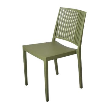 Stoelen | BALTIMORE | Kunststof | Olive | In-/Outdoor |, Verzenden, Nieuw in verpakking