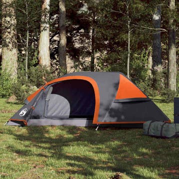 vidaXL Koepeltent 1-persoons waterdicht oranje, Verzenden, Nieuw, Tot en met 2