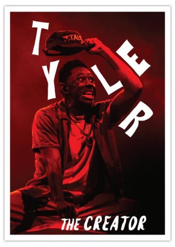 Posters - Poster Tyler the Creator - Rood, Verzenden, Zo goed als nieuw