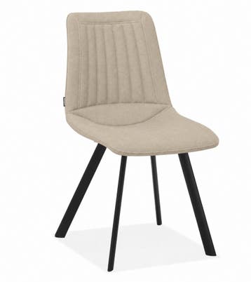 Eetkamerstoel Pluto - eetkamerstoelen - Beige, Nieuw, Overige materialen