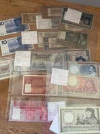 Nederland. - 22 Banknotes - 1933/1970 (Zonder minimumprijs), Postzegels en Munten