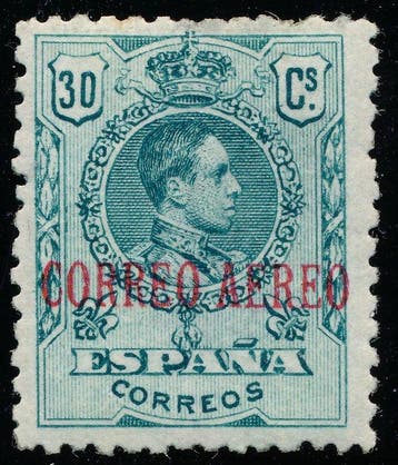 Spanje 1921 - Alfonso XIII - Medaillontype - Edifil - no, Gestempeld