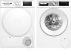 Bosch Wasmachine + Bosch Droger, Witgoed en Apparatuur, Wasmachines, 1200 tot 1600 toeren, Minder dan 85 cm, 8 tot 10 kg, Nieuw