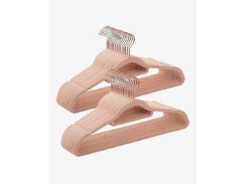 Veiling - SONGMICS Fluwelen Kleerhangers 30 Stuks – Retour, Nieuw