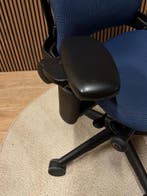 Refurbished Steelcase Leap Met Nieuwe Blauwe Stof!, Zo goed als nieuw, Bureaustoel, Ergonomisch, Verzenden