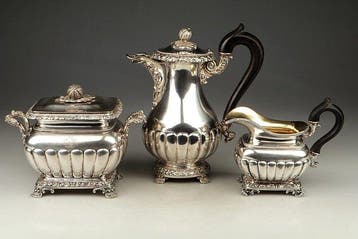 Koffieservies - .950 zilver