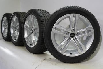 Audi A4 Allroad B9 18 inch velgen Michelin Winterbanden Nieu, Auto-onderdelen, Banden en Velgen, 18 inch, Gebruikt, Velg(en), Winterbanden