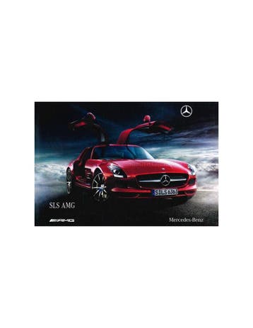 2010 MERCEDES BENZ SLS AMG COUPÉ BROCHURE ENGELS, Nieuw, Author