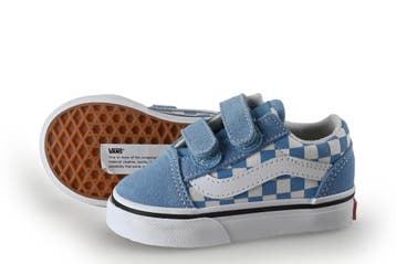 Vans Sneakers Jongens in maat 19 Blauw, Jongen of Meisje, Schoenen, Zo goed als nieuw, Vans