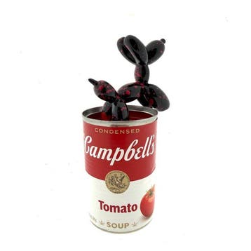 Koen Betjes (1992) - Balloon Dog (black splash) x Campbell’s