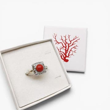 Koraal - Argento 925 - Ring