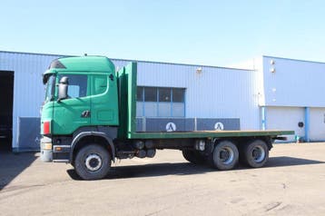 Veiling: Platte laadbak (vrachtwagen) Scania R420 Diesel 420, Scania, Groen, BTW verrekenbaar, Handgeschakeld