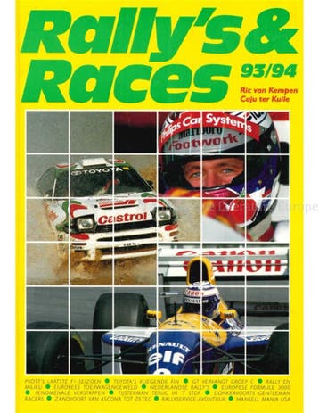 RALLYS & RACES 93/94, Nieuw, Author