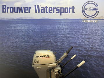 Honda 10 pk Power Thrust | Elektrische start, 5 tot 10 pk, Viertaktmotor, Ophalen of Verzenden, Zo goed als nieuw