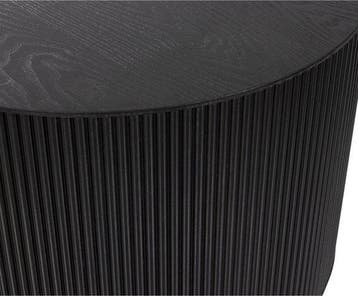 WOOOD Sanne Bijzettafel - Mdf - Zwart - 40x60x60 -  –, Verzenden, Nieuw