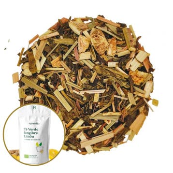 BIO-Kruidenthee GINGER LEMON GREEN TEA - 100 g, Ophalen of Verzenden, Nieuw
