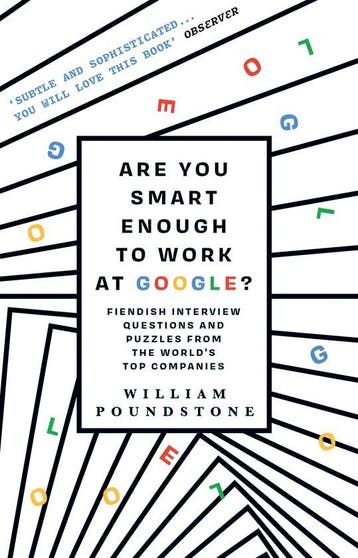 Are You Smart Enough to Work at Google? - William Poundstone, Verzenden, Gelezen, William Poundstone