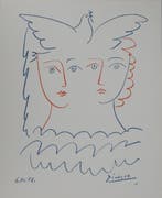 Pablo Picasso (1881-1973) - Couple à la colombe