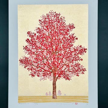 Hajime Namikib. 1947– Japanese Woodblock Print