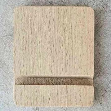 HOCHO Beukenhouten Telefoonstandaard 100x80x15 mm – Stijl., Ophalen of Verzenden, Nieuw