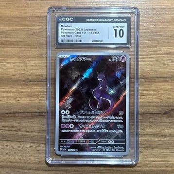 Pokémon Graded card - Mewtwo 183 - CGC 10, Nieuw