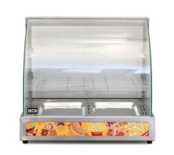 HCB Warmhoudvitrine - 66 cm - 230V - RVS, Verzenden, Nieuw in verpakking