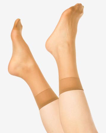 HEMA Pantysokken antiladder 15 denier mat - 2 paar beige, Kleding | Dames, Leggings, Maillots en Panty's, Verzenden, Nieuw, Beige