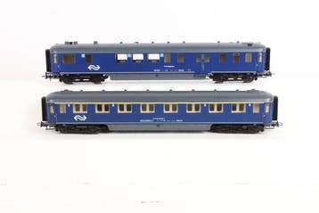 Roco H0 - 44242/44297 - Modeltrein personenwagen (2) - Plan, Nieuw